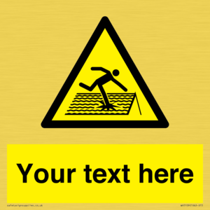 Custom Figure on Roof Sign